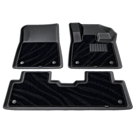 Geely EX5 DuoLayer Floor Mats | TPE + Carpet, 2024+