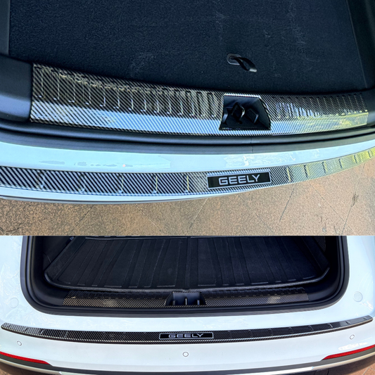 Geely Starray EM-i Inner Boot Sill Protector | Carbon Fibre Pattern ABS, 2024+