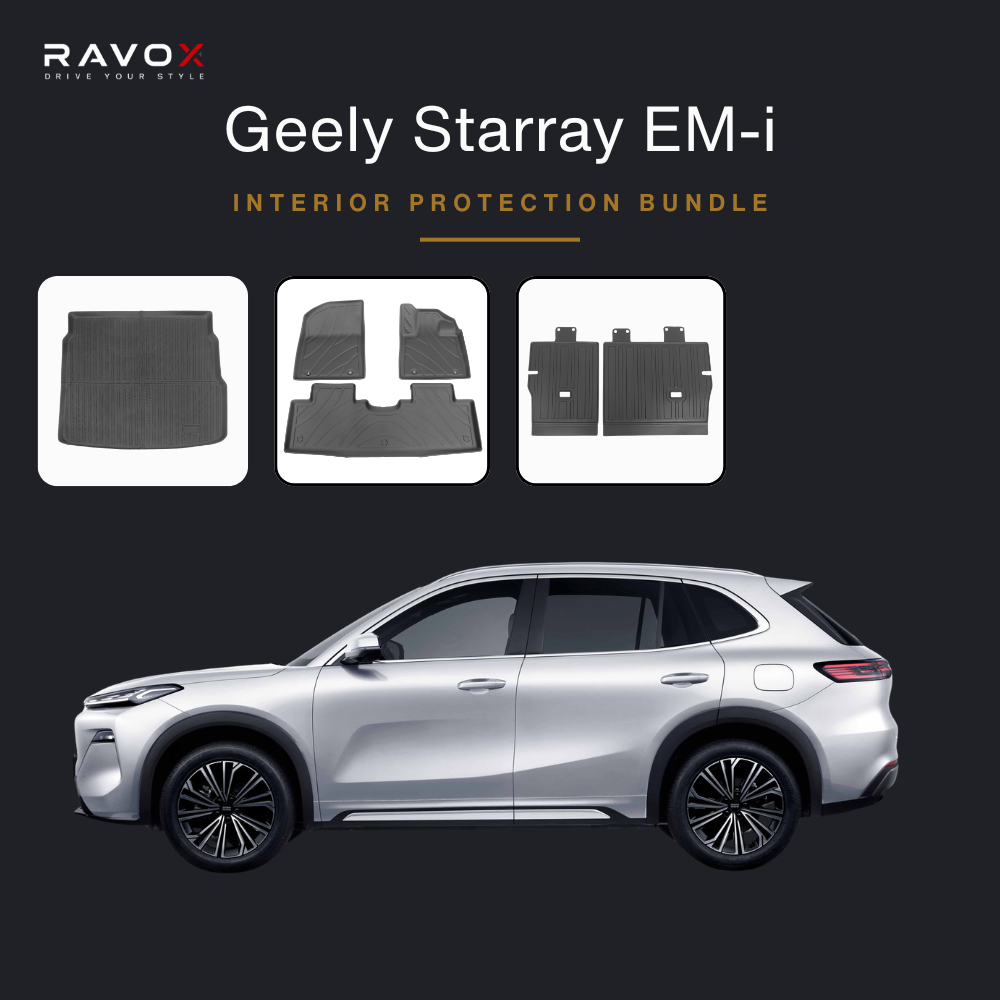 Geely Starray EM-i Interior Protection Bundle | Floor Mats, Seat Mat & Boot Liner