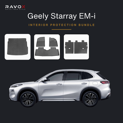 Geely Starray EM-i Interior Protection Bundle | Floor Mats, Seat Mat & Boot Liner