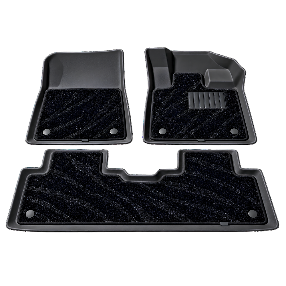 Geely EX5 DuoLayer Floor Mats | TPE + Carpet, 2024+