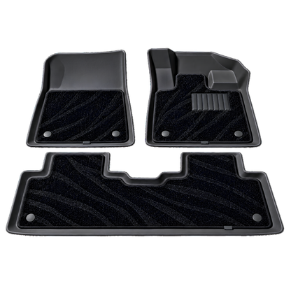 Geely EX5 DuoLayer Floor Mats | TPE + Carpet, 2024+