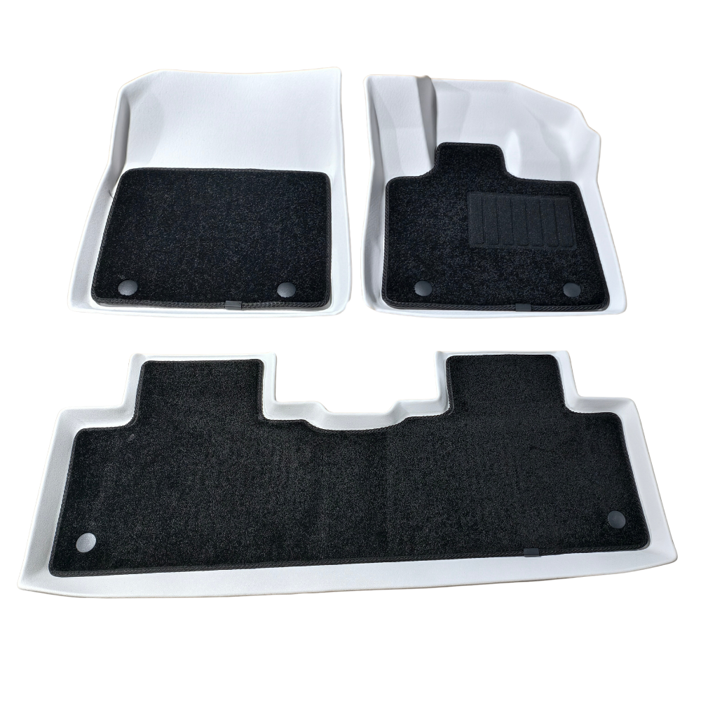 Geely EX5 DuoLayer Floor Mats | TPE + Carpet, 2024+