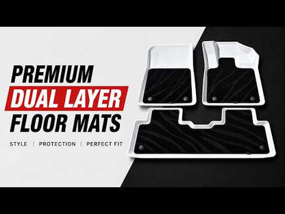 Geely EX5 DuoLayer Floor Mats | TPE + Carpet, 2024+